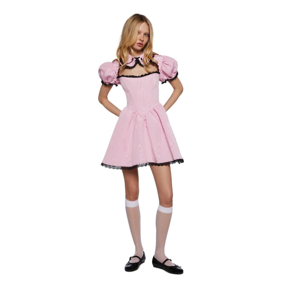 Sold Out Dolls Kill Sugar Thrillz Sweet Peculiarity Mini Dress Medium NWT - Picture 4 of 16